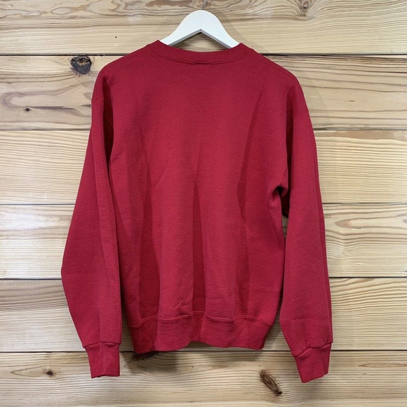 Vintage 90s Hard Rock Cafe Los Angeles LA Red Sweatshirt Large Sturdy Sweats B22 - Picture 6 of 9